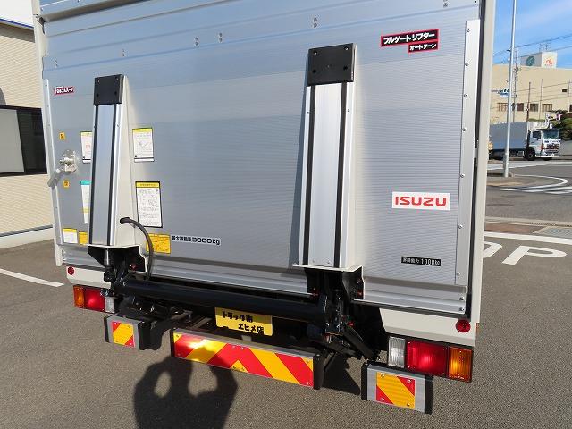 エルフトラック ３ｔ　ワイド超ロング　ドライバンパワーゲート　内寸－長５０６／幅２０８／高２１７・日本フルハーフ・床板・ラッシング２段・パワーゲート扉・跳ね上げパワーゲート・昇降能力１０００Ｋｇ・門口－幅２０５／高２１０・１５０馬力ターボ（42枚目）