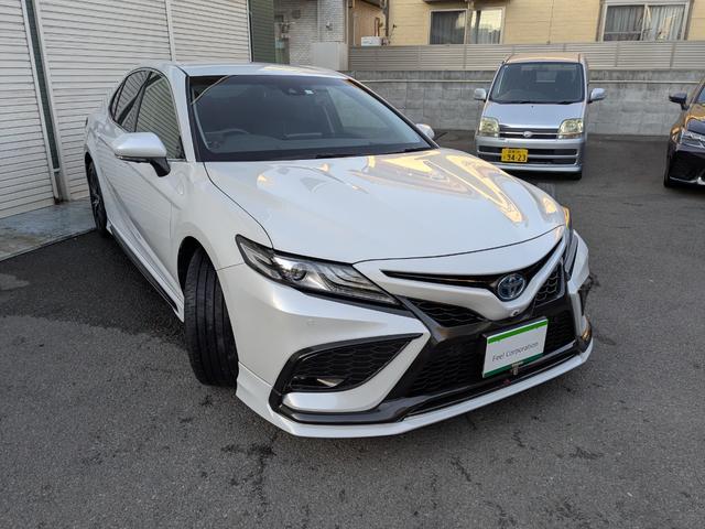 カムリ ＷＳ　ＧＲフルエアロ　パノラマビューモニター　前後ドラレコ　純正ディスプレイオーディオ（3枚目）