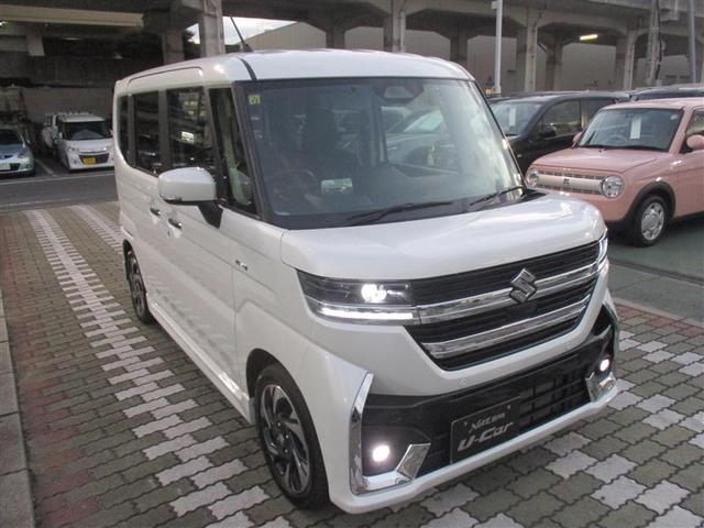 スペーシアカスタム ハイブリッドXSターボ フルセグ メモリーナビ DVD再生 ミュージックプレイヤー接続可 バックカメラ 衝突被害軽減システム ETC ドラレコ 両側電動スライド LEDヘッドランプ アイドリングストップ(3枚目)