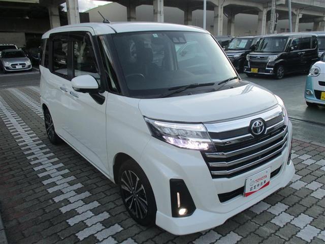 ルーミー カスタムG-T フルセグ メモリーナビ DVD再生 ミュージックプレイヤー接続可 バックカメラ 衝突被害軽減システム ETC 両側電動スライド LEDヘッドランプ アイドリングストップ(3枚目)