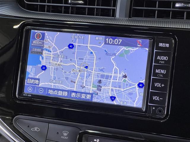 アクア Ｇ　バックモニター　ＥＴＣ　スマートキ－　イモビライザー　クルーズコントロール　ナビ付きＤＡ　ワンセグＴＶ　ＣＤ再生装置　メディアプレイヤー接続　衝突被害軽減ブレーキ　先進ライト（25枚目）