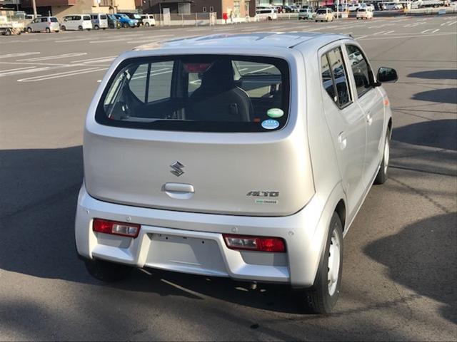 アルト L スズキ セーフティ サポート装着車 (シルキーシルバーメタリック) レーンアシスト ABS 障害物センサー 頸部衝撃緩和ヘッドレスト アイドリングストップ CD キーレスエントリー シートヒーター(3枚目)