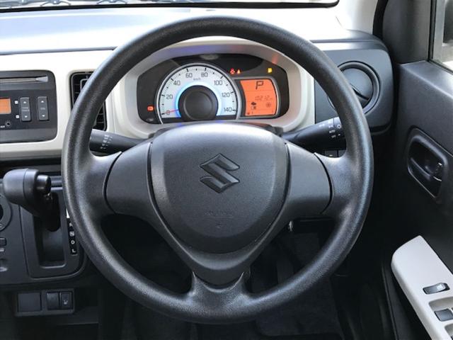 アルト L スズキ セーフティ サポート装着車 (シルキーシルバーメタリック) レーンアシスト ABS 障害物センサー 頸部衝撃緩和ヘッドレスト アイドリングストップ CD キーレスエントリー シートヒーター(10枚目)