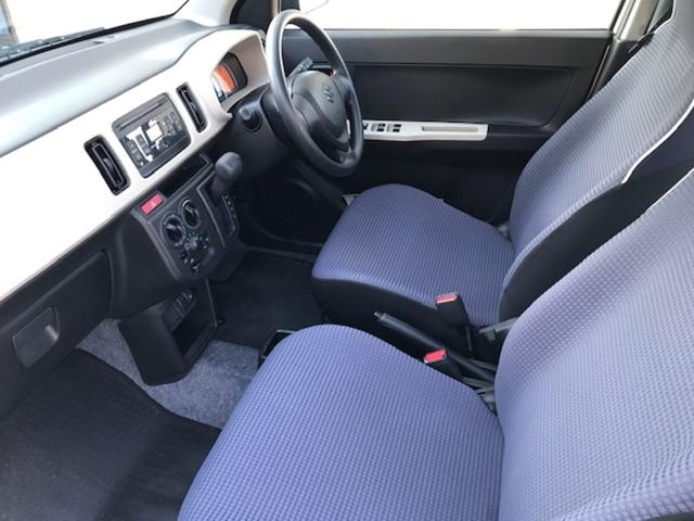 アルト L スズキ セーフティ サポート装着車 (シルキーシルバーメタリック) レーンアシスト ABS 障害物センサー 頸部衝撃緩和ヘッドレスト アイドリングストップ CD キーレスエントリー シートヒーター(14枚目)