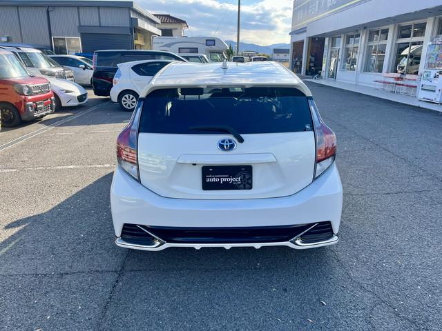 アクア G G’s 全国1年保証付き 純正7インチナビ フルセグ Bluetooth スマートキー プッシュスタート バックモニター ETC 前後ドラレコ クルコン ETC 純正17インチアルミホイール(13枚目)