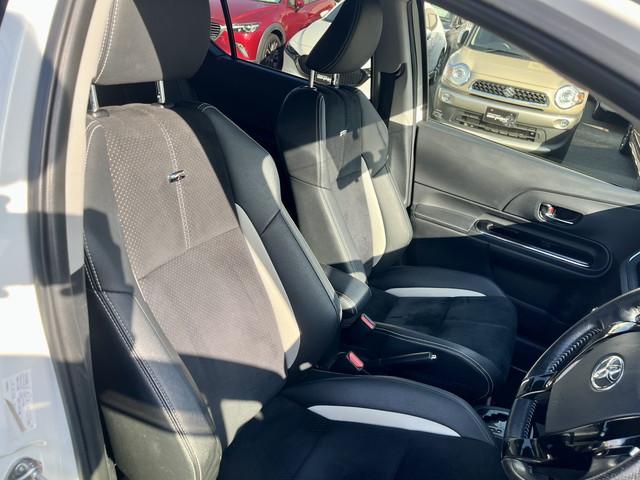 アクア G G’s 全国1年保証付き 純正7インチナビ フルセグ Bluetooth スマートキー プッシュスタート バックモニター ETC 前後ドラレコ クルコン ETC 純正17インチアルミホイール(22枚目)