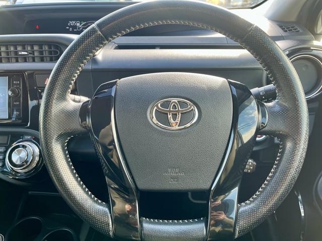 アクア G G’s 全国1年保証付き 純正7インチナビ フルセグ Bluetooth スマートキー プッシュスタート バックモニター ETC 前後ドラレコ クルコン ETC 純正17インチアルミホイール(39枚目)