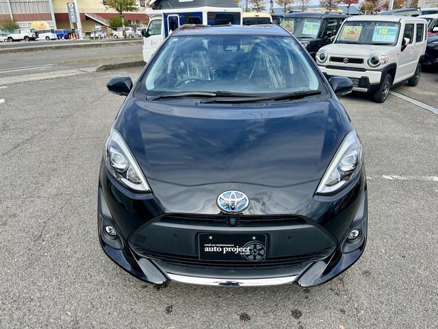 アクア Sスタイルブラック 全国1年保証付き 7インチナビ フルセグ Bluetooth バックモニター 全方位モニター ETC オートエアコン オートライト LEDヘッドライト(5枚目)