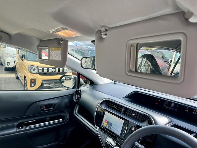 アクア Sスタイルブラック 全国1年保証付き 7インチナビ フルセグ Bluetooth バックモニター 全方位モニター ETC オートエアコン オートライト LEDヘッドライト(56枚目)