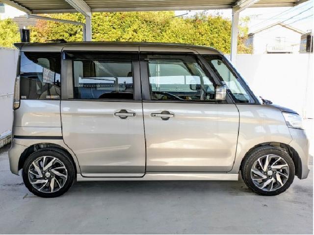 スペーシアカスタム ＴＳ　７インチナビ・前後ドライブレコーダー・ＥＴＣ・純正アルミホイール・ＨＩＤヘッドライト・両側電動スライドドア・オートライト・フォグライト・フルセグ・ＤＶＤ（4枚目）