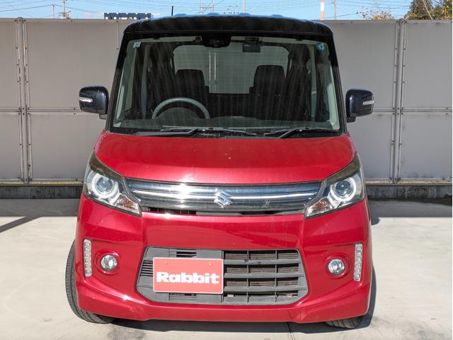 スペーシアカスタム ＸＳリミテッド　７インチナビ・ＥＴＣ・前方ドライブレコーダー・運転席＆助手席シートヒーター・純正アルミホイール・ＨＩＤヘッドライト・ハーフレザーシート・オートライト・フォグライト（2枚目）