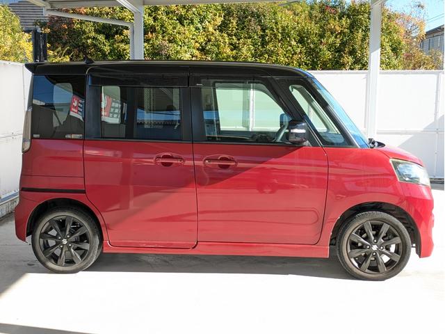 スペーシアカスタム ＸＳリミテッド　７インチナビ・ＥＴＣ・前方ドライブレコーダー・運転席＆助手席シートヒーター・純正アルミホイール・ＨＩＤヘッドライト・ハーフレザーシート・オートライト・フォグライト（4枚目）