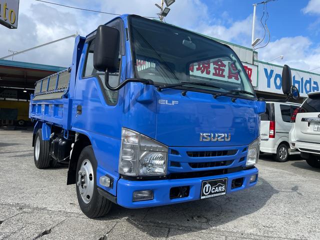 エルフトラック 　２９９０ｃｃ　２ｔ　２トン　２ｔ高床ダンプ　最大積載量２０００Ｋｇ　走行７８０００Ｋ　５速　５ＭＴ　新明和ダンプ　コボレーン付　電動格納ミラー　内外装仕上げ済み　パワステ　パワーウインドウ（12枚目）