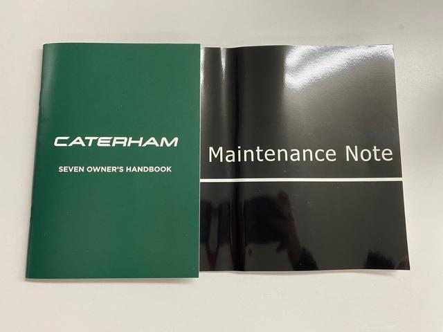 セブン１６０ Ｓ　１オーナー車　ユーザー買取車　禁煙　車検整備２年付　走行２１１６キロ　５速ＭＴ　純正ウィンドスクリーン＆フレーム　純正サイドドア　純正フード（幌）　純正ロールバー　新車時保証書　取扱説明書（49枚目）