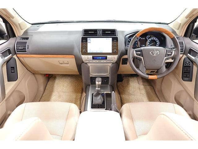 ランドクルーザープラド TX Lパッケージ 革シート サンルーフ 4WD フルセグ メモリーナビ DVD再生 バックカメラ 衝突被害軽減システム ETC LEDヘッドランプ 記録簿(17枚目)