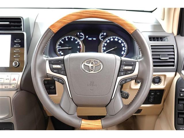 ランドクルーザープラド TX Lパッケージ 革シート サンルーフ 4WD フルセグ メモリーナビ DVD再生 バックカメラ 衝突被害軽減システム ETC LEDヘッドランプ 記録簿(19枚目)