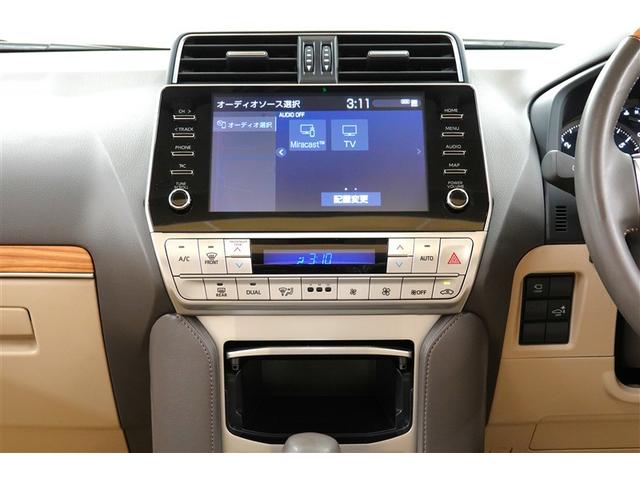 ランドクルーザープラド TX Lパッケージ 革シート サンルーフ 4WD フルセグ メモリーナビ DVD再生 バックカメラ 衝突被害軽減システム ETC LEDヘッドランプ 記録簿(21枚目)
