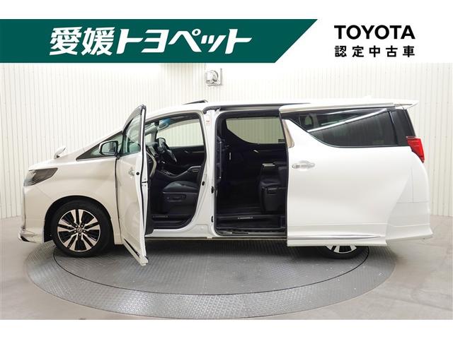 アルファード 2.5S Cパッケージ サンルーフ フルセグ メモリーナビ DVD再生 後席モニター バックカメラ 衝突被害軽減システム ETC 両側電動スライド LEDヘッドランプ 乗車定員7人 3列シート フルエアロ 記録簿(3枚目)