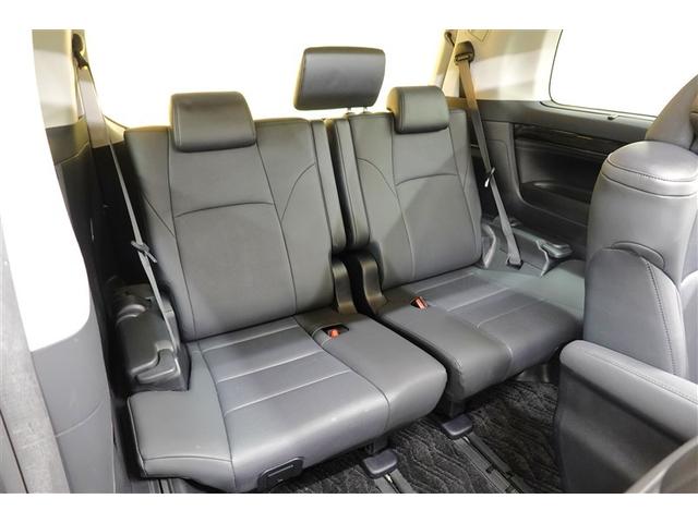 アルファード 2.5S Cパッケージ サンルーフ フルセグ メモリーナビ DVD再生 後席モニター バックカメラ 衝突被害軽減システム ETC 両側電動スライド LEDヘッドランプ 乗車定員7人 3列シート フルエアロ 記録簿(11枚目)