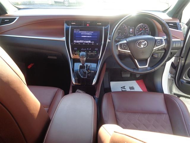 ハリアー プレミアム サンルーフ フルセグ メモリーナビ DVD再生 ミュージックプレイヤー接続可 バックカメラ 衝突被害軽減システム ETC ドラレコ LEDヘッドランプ 記録簿 アイドリングストップ(13枚目)