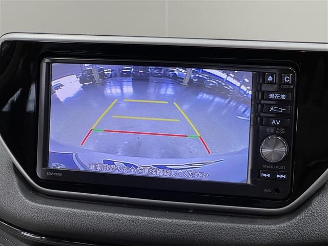 【バックモニター】　車庫入れの後方確認や、バックで駐車場に出入りの際等に後方を確認するのをお手伝いできます