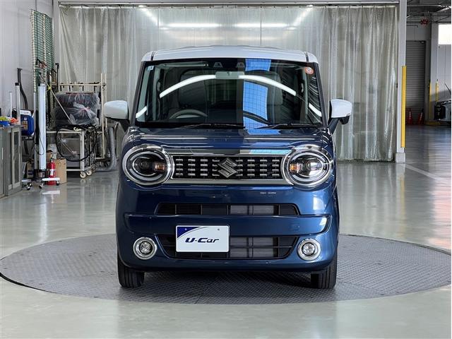 ワゴンＲスマイル ハイブリッドＸ　衝突被害軽減ブレーキ　ペダル踏み間違い急発進抑制装置　車線逸脱警報　先進ライト　デュアル＋サイドエアバッグ　横滑防止装置　ベンチシート　イモビライザー　スマートキ－　両側電動スライドドア　ＡＢＳ（5枚目）