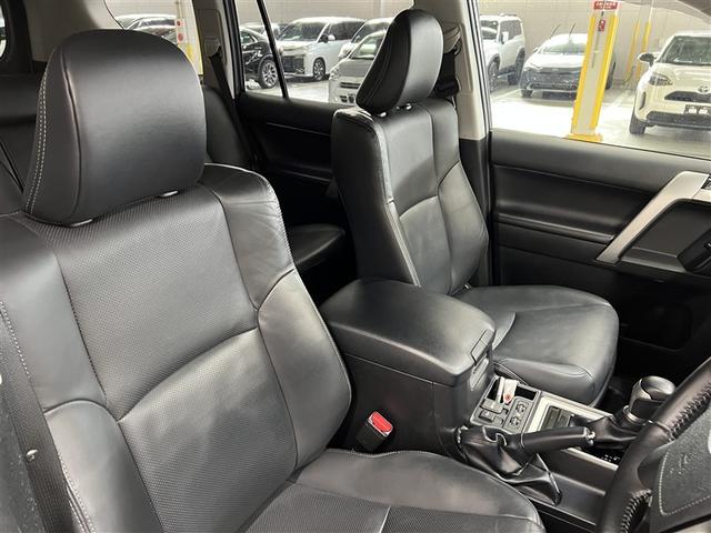 ランドクルーザープラド TX Lパッケージ マットブラックエディション 衝突被害軽減ブレーキ ペダル踏み間違い急発進抑制装置 デュアル+サイドエアバッグ ABS 本革シート 純正アルミホイール オートエアコン パワステ パワーウィンドウ(10枚目)