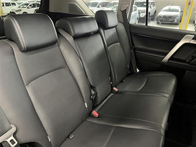 ランドクルーザープラド TX Lパッケージ マットブラックエディション 衝突被害軽減ブレーキ ペダル踏み間違い急発進抑制装置 デュアル+サイドエアバッグ ABS 本革シート 純正アルミホイール オートエアコン パワステ パワーウィンドウ(13枚目)