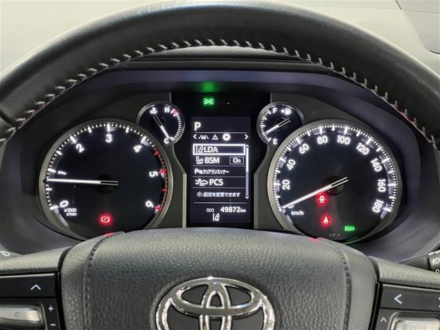 ランドクルーザープラド TX Lパッケージ マットブラックエディション 衝突被害軽減ブレーキ ペダル踏み間違い急発進抑制装置 デュアル+サイドエアバッグ ABS 本革シート 純正アルミホイール オートエアコン パワステ パワーウィンドウ(19枚目)