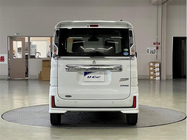 スペーシアカスタム ハイブリッドXS ゼン 衝突被害軽減ブレーキ ペダル踏み間違い急発進抑制装置 車線逸脱警報 先進ライト デュアル+サイドエアバッグ 横滑防止装置 全周囲カメラ カーナビ スマートキ- イモビライザー 両側電動スライドドア(4枚目)