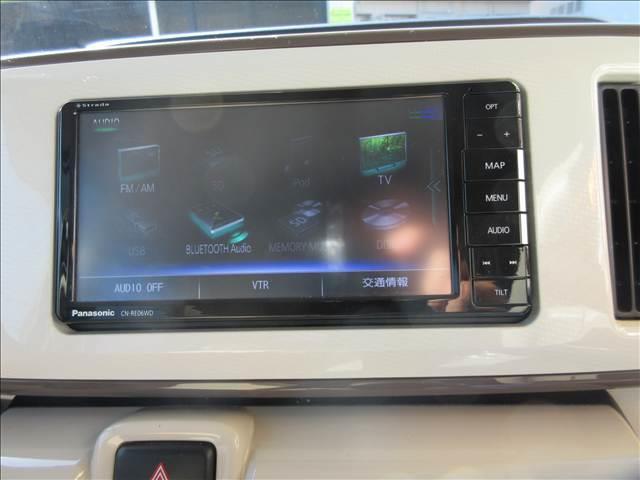 ムーヴキャンバス Ｇ　“メイクアップリミテッドＳＡＩＩＩ”　ナビ・フルセグＴＶ・ＣＤ／ＤＶＤ再生・Ｂｌｕｅｔｏｏｔｈ・ＬＥＤライト・全方位モニター・追突軽減ブレーキ・両側電動スライド・ＥＴＣ・前後ドラレコ・ステリモ・オートエアコン（8枚目）