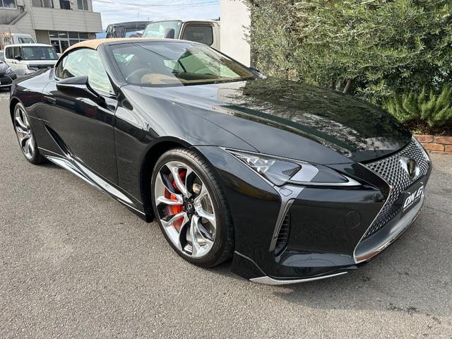 ＬＣ ＬＣ５００　コンバーチブル　純正２１インチ鍛造アルミホイール　マークレビンソンサウンド　モデリスタエアロ　ベージュレザーシート　ベージュ幌　レクサスセーフティシステムプラス　レーダークルーズ　ＯＰオレンジブレーキキャリパー（2枚目）