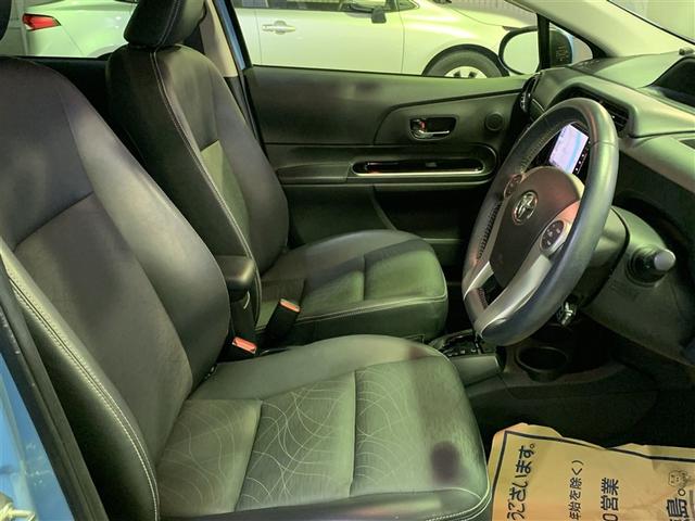 アクア Ｇブラックソフトレザーセレクション　フルセグ　メモリーナビ　ＤＶＤ再生　バックカメラ　衝突被害軽減システム　ＥＴＣ　ドラレコ　ＬＥＤヘッドランプ　ワンオーナー　記録簿（5枚目）