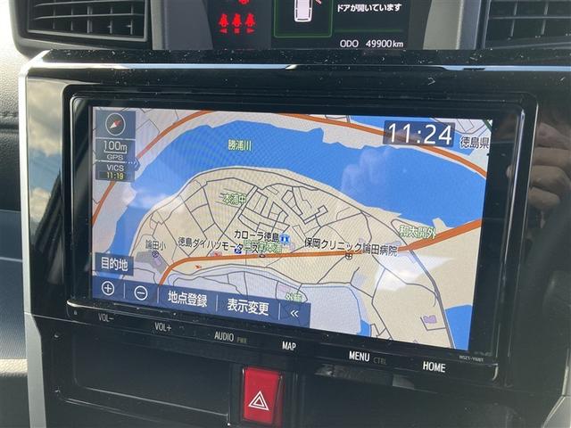 ルーミー カスタムＧ　フルセグ　メモリーナビ　ＤＶＤ再生　バックカメラ　衝突被害軽減システム　ＥＴＣ　両側電動スライド　ＬＥＤヘッドランプ　ウオークスルー　ワンオーナー　記録簿　アイドリングストップ（9枚目）