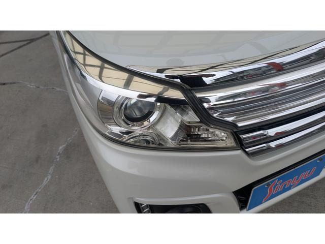 スペーシアカスタム ＸＳ　ＥＴＣ　両側電動スライドドア　ナビ　オートライト　ＨＩＤ　スマートキー　アイドリングストップ　電動格納ミラー　シートヒーター　ベンチシート　ＣＶＴ　盗難防止システム　ＡＢＳ　ＣＤ　ＵＳＢ（23枚目）
