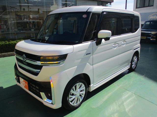 スペーシアカスタム ハイブリッドＧＳ　届出済未使用車　ＬＥＤ（ヘッドランプ・フォグ）　パワ－スライドドア（助手席側）　シ－トヒ－タ－（運転席）　セ－フティサポ－ト（6枚目）