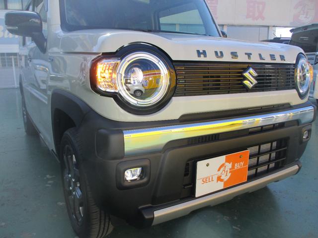 ハスラー タフワイルド　届出済未使用車　ル－フレ－ル　ブラックアルミホイ－ル　ＬＥＤ（ヘッドランプ・フォグ）　リヤソナ－　スマ－トキ－＆プッシュスタ－ト　シ－トヒ－タ－（前席左右）　セ－フティサポ－ト（20枚目）