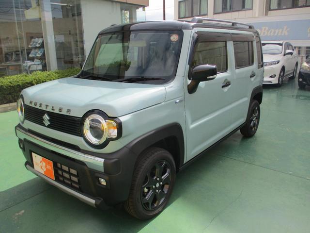 ハスラー タフワイルド　届出済未使用車　ル－フレ－ル　ブラックアルミホイ－ル　ＬＥＤ（ヘッドランプ・フォグ）　リヤソナ－　スマ－トキ－＆プッシュスタ－ト　シ－トヒ－タ－（前席左右）　セ－フティサポ－ト（6枚目）