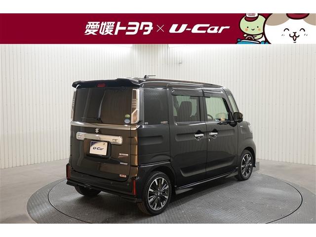 スペーシアカスタム ハイブリッドXSターボ フルセグ メモリーナビ DVD再生 バックカメラ 衝突被害軽減システム ETC ドラレコ 両側電動スライド LEDヘッドランプ 記録簿 アイドリングストップ(2枚目)