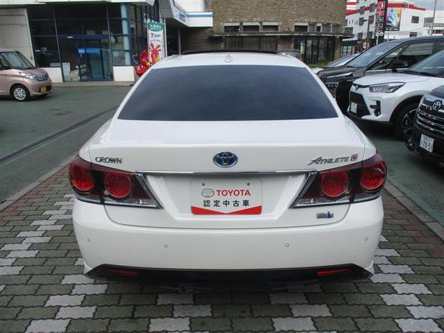 クラウンハイブリッド アスリートG 革シート サンルーフ フルセグ メモリーナビ DVD再生 ミュージックプレイヤー接続可 バックカメラ 衝突被害軽減システム ETC LEDヘッドランプ(5枚目)