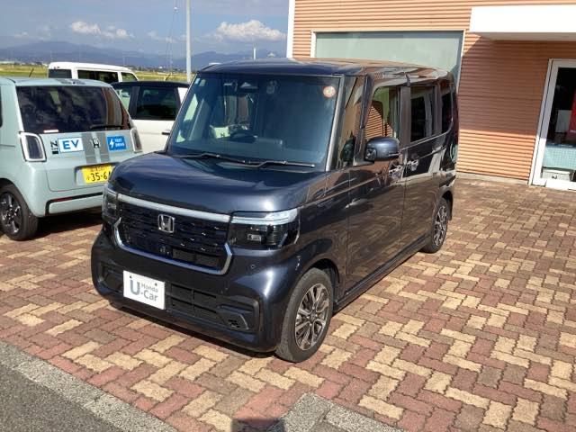 Ｎ－ＢＯＸカスタム ベースグレード　純正ナビ　ＥＴＣ　フロントドラレコ　地デジ　元デモカー左パワースライドドア　フロントシートヒーター　オートリトラミラー純正１４インチアルミホイル（7枚目）