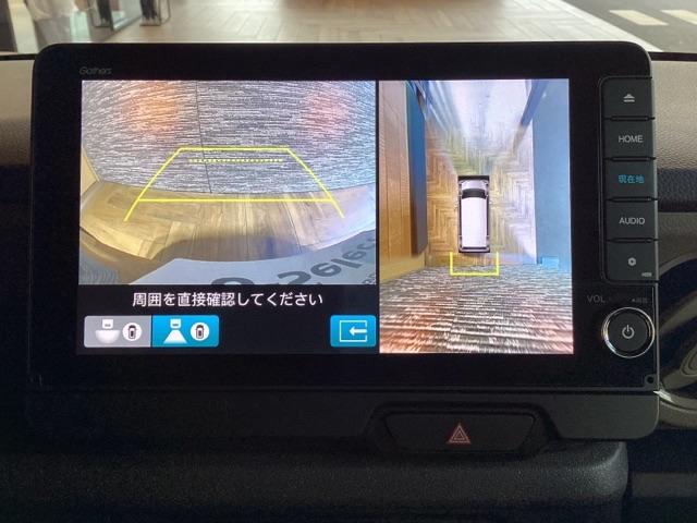 N-BOX ベースグレード 純正ナビ ETC 前後ドラレコ マルチビューカメラ 両側電動スライドドア オートリトラミラー フロントシートヒーター シートバックテーブル ツートンカラー(26枚目)