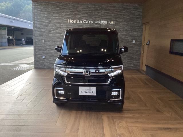 Ｎ－ＢＯＸカスタム Ｌ　純正ナビ　ＥＴＣ　フロントドラレコ　サイドエアバッグ＋カーテンエアバッグ　フロントシートヒーター　シートバックテーブル　プラズマクラスター技術搭載フルオートエアコン　純正１４インチアルミホイル（2枚目）