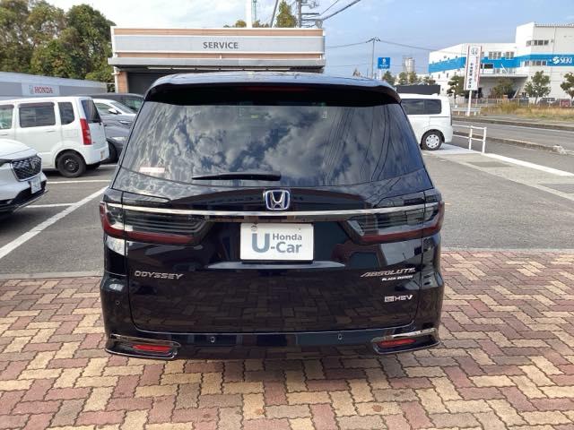 オデッセイハイブリッド e:HEVアブソルート・EXブラックエディション 純正ナビ ETC 1列目・2列目パワーシート+シートヒーターハンズフリーパワーテールゲート 本革シート 純正18インチアルミホイル(3枚目)