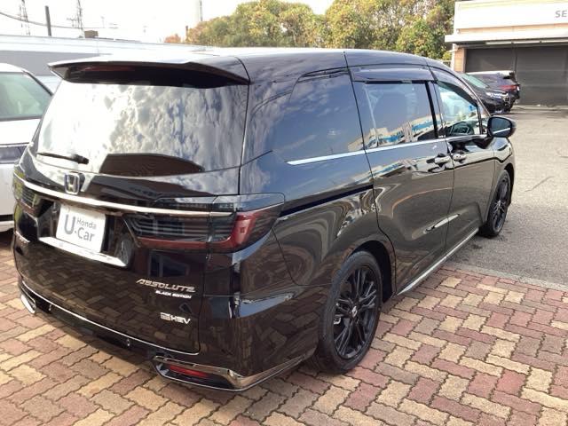 オデッセイハイブリッド e:HEVアブソルート・EXブラックエディション 純正ナビ ETC 1列目・2列目パワーシート+シートヒーターハンズフリーパワーテールゲート 本革シート 純正18インチアルミホイル(7枚目)