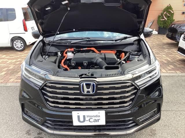 オデッセイハイブリッド e:HEVアブソルート・EXブラックエディション 純正ナビ ETC 1列目・2列目パワーシート+シートヒーターハンズフリーパワーテールゲート 本革シート 純正18インチアルミホイル(17枚目)