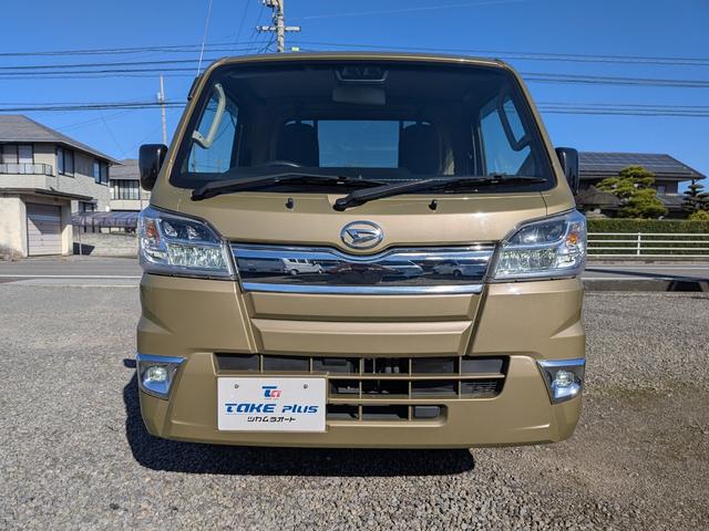 ハイゼットトラック エクストラSAIIIt オートマ 衝突被害軽減ブレーキ 走行14008Km キーレス パワーウインド CD LEDヘッドライト オートライト オートエアコン(2枚目)