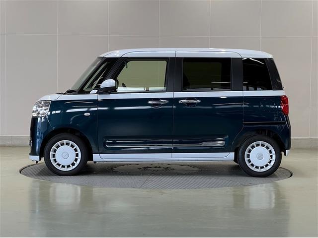 ムーヴキャンバス ストライプスG LEDヘッドランプ ベンチシート スマートキ- イモビライザー 両側電動スライドドア 衝突被害軽減ブレーキ ペダル踏み間違い急発進抑制装置 車線逸脱警報 先進ライト デュアル+サイドエアバッグ ABS(2枚目)