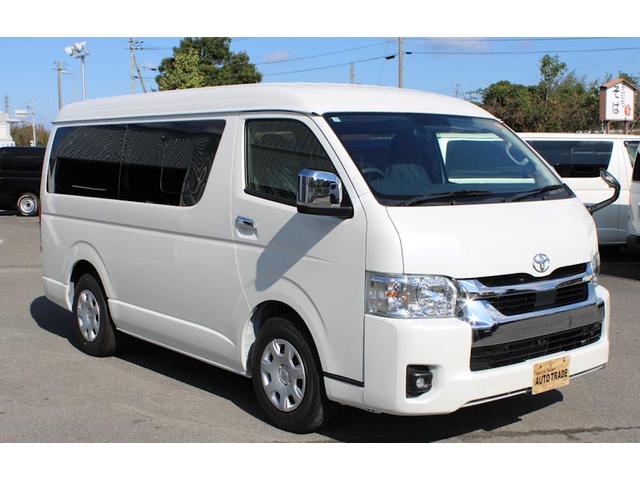 ハイエースワゴン GL 登録済未使用車 LEDヘッドライト プッシュスタート スマートキー パワースライドドア パノラビックビューモニター(14枚目)