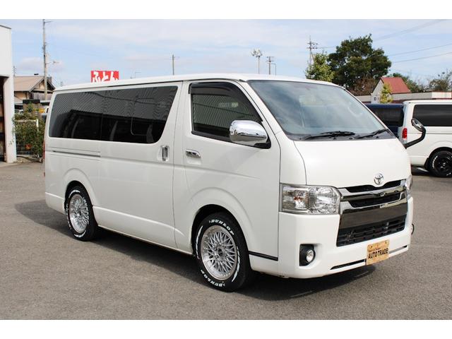 レジアスエースバン スーパーGL ダークプライム ローダウンカスタム スマートキー&プッシュスタート LEDヘッドライト シュタイナー(14枚目)